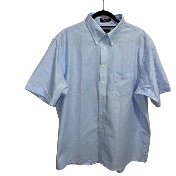 The Arrow Company Other - The Arrow Company Men's Wrinkle Free Oxford Cotton Blend 17 1/2 Short Sleeve